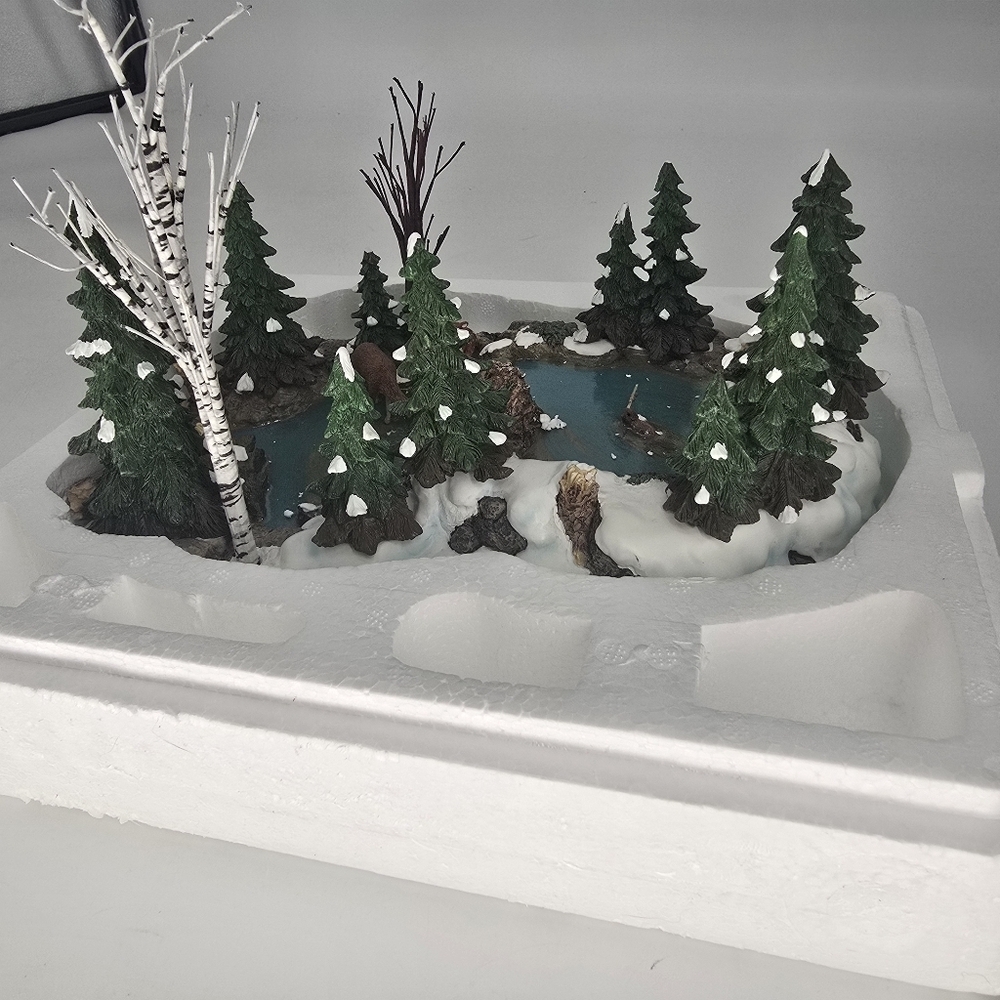 Department 56 Village Mill Creek Pond Retired vintage - Picture 2 of 6